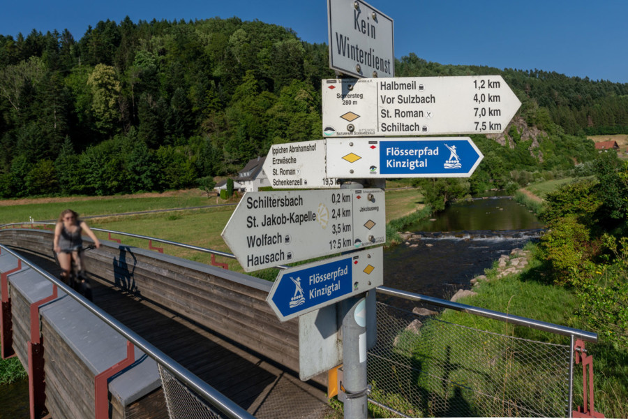 Eine spannende Tour durch Natur, Kultur und Geschichte bietet der 90 Kilometer lange Kinzigtal-Radweg.