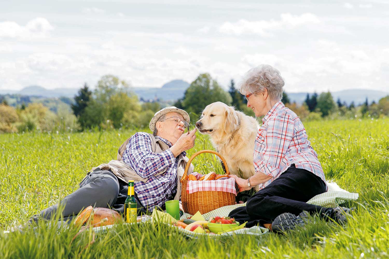 Ein Picknick im Grünen ist für alle ein Genuss. Die Wiesen im Landkreis Göppingen laden geradezu ein. | © Tobias Fröhner, Landratsamt Göppingen